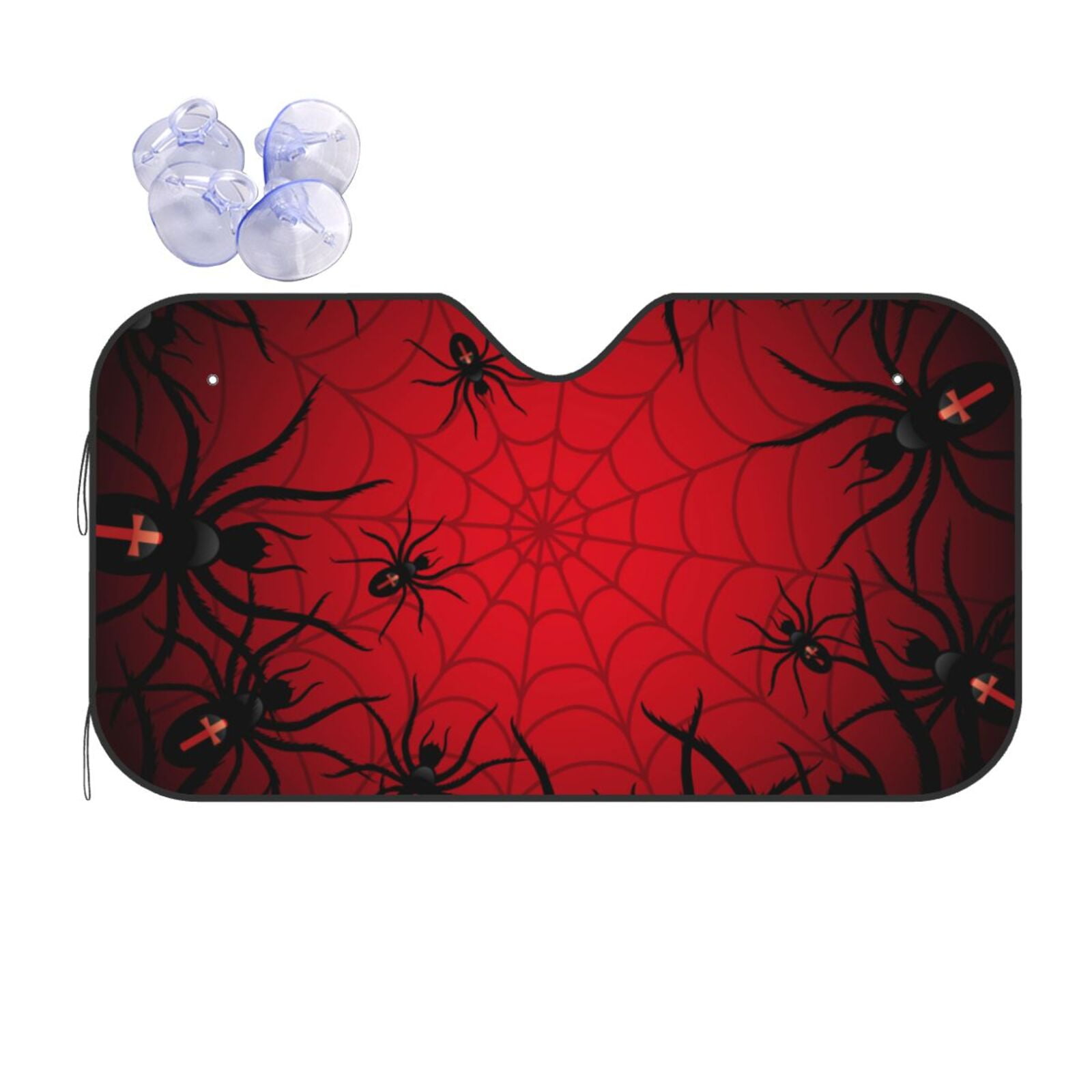 Bingfone Spiders On The Web And Space Car Windshield Sun Shade ...