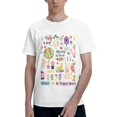 thumbnail image 1 of Bingfone Spring Flowers Birds Men'S Loose Fit Short-Sleeve Pocket T-Shirt, 1 of 7