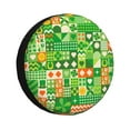 thumbnail image 1 of Bingfone St Patrick'S Day6 Spare Tire Cover Weatherproof Universal Wheel Protectors For Rv Camper Travel Trailer Suv Truck 15 Inch, 1 of 9