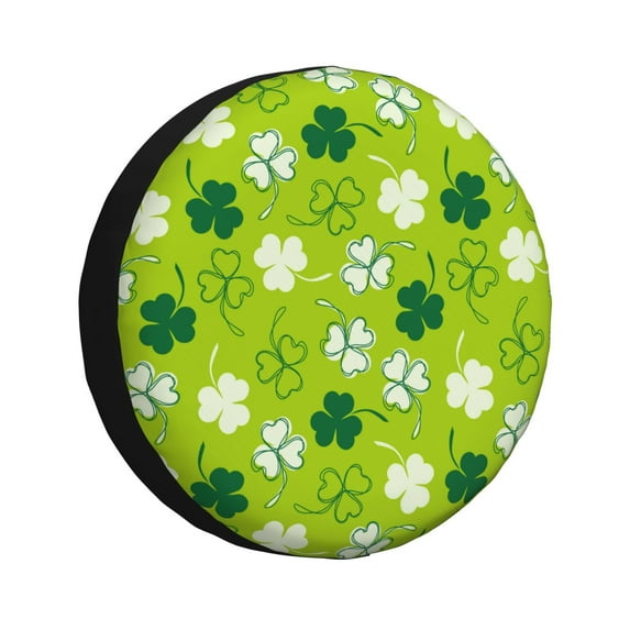 Bingfone St Patrick'S Day7 Spare Tire Cover Weatherproof Universal Wheel Protectors For Rv Camper Travel Trailer Suv Truck 16 Inch