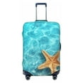 thumbnail image 1 of Bingfone Starfish And Seashell On The Beach 1 Luggage Cover Washable Suitcase Cover Protector Anti-scratch Suitcase cover Fits 18-32 Inch Luggage (No luggage included), 1 of 1