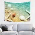 thumbnail image 1 of Bingfone Starfish And Seashell On The Beach Tapestry Wall Hanging Decor for Living Room Bedroom Dorm Classroom Office Decor 29x37 Inch, 1 of 8