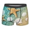 thumbnail image 1 of Bingfone Starfish And Seashell On The Summer Beach Men'S Underwear - Casual Stretch Boxer Briefs-Xx-Large, 1 of 9