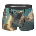 thumbnail image 1 of Bingfone Starry Sky Cloud Wolf Men's Underwear - Casual Stretch Boxer Briefs-Large, 1 of 7
