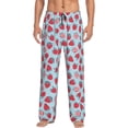 thumbnail image 1 of Bingfone Strawberries Mens All Over Print Sleep Pajama Pants-XX-Large, 1 of 5