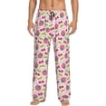 thumbnail image 1 of Bingfone Strawberry And Cheery Mens All Over Print Sleep Pajama Pants-Small, 1 of 5