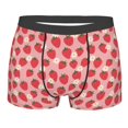 thumbnail image 1 of Bingfone Strawberry And Flowers Men's Underwear - Casual Stretch Boxer Briefs-Medium, 1 of 7