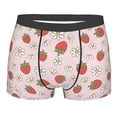 thumbnail image 1 of Bingfone Strawberry Floral Men's Underwear - Casual Stretch Boxer Briefs-X-Large, 1 of 7