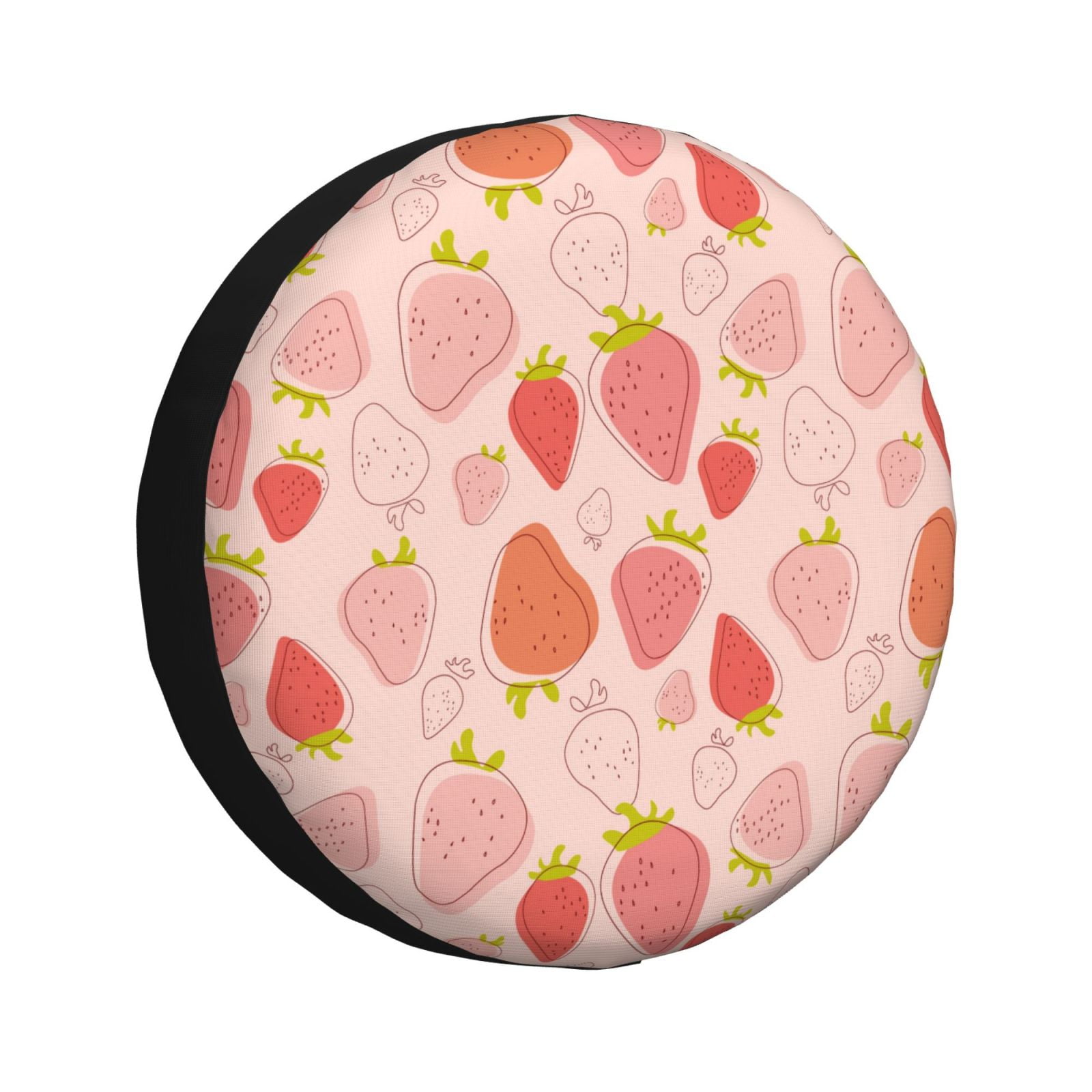Bingfone Strawberry Spare Tire Cover Weatherproof Universal Wheel