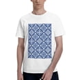 thumbnail image 1 of Bingfone Stylized Flowers Vintage Boho Men'S Loose Fit Short-Sleeve Pocket T-Shirt, 1 of 7