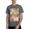 thumbnail image 1 of Bingfone Succulent And Cactus Men'S Loose Fit Short-Sleeve Pocket T-Shirt, 1 of 7