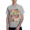 thumbnail image 1 of Bingfone Succulent And Cactus Men'S Loose Fit Short-Sleeve Pocket T-Shirt, 1 of 7