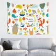 thumbnail image 1 of Bingfone Summer Animal Tapestry Wall Hanging Decor For Living Room Bedroom Dorm Classroom Office Decor 29x37 Inch, 1 of 9