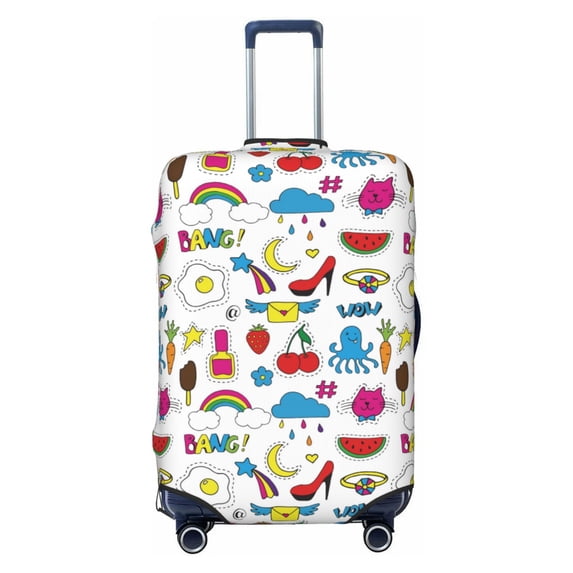 Bingfone Summer Luggage Cover Washable Suitcase Cover Protector Anti-scratch Suitcase cover Fits 18-32 Inch Luggage