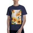 thumbnail image 1 of Bingfone Sunflower 5 Men'S Loose Fit Short-Sleeve Pocket T-Shirt, 1 of 7