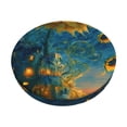 thumbnail image 1 of Bingfone Sunflower Castle Starry Sky Padded Round Bar Stool Cover Cushion with Elastic Fabric Round Chair Seat - Sunflower Castle Starry Sky, 1 of 7