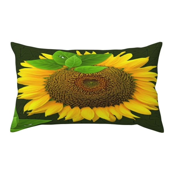 Bingfone Sunflower3 Printed Pillowcase 20x36 inches - Standard Pillow Cases with Envelope Closure,Gifts for Women Men