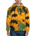 thumbnail image 1 of Bingfone Sunflowers 7 Men'S Drawstring Hoodie Long Sleeve Pocket Sweatshirts-Medium, 1 of 9