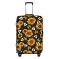 thumbnail image 1 of Bingfone Sunflowers And Bww Luggage Cover Washable Suitcase Cover Protector Anti-scratch Suitcase cover Fits 18-32 Inch Luggage, 1 of 8