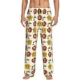 thumbnail image 1 of Bingfone Sunflowers And Skull Mens All Over Print Sleep Pajama Pants-Small, 1 of 4