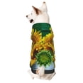 thumbnail image 1 of Bingfone Sunflowers In Bucket Dog Clothes Hoodie, Pet Winter Coat,Puppy Sweatshirts For Small Dogs Boy Girl,Suitable For All Breeds-Large, 1 of 8