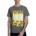 thumbnail image 1 of Bingfone Sunflowers On A Yellow Background Men'S Loose Fit Short-Sleeve Pocket T-Shirt, 1 of 7