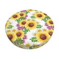 thumbnail image 1 of Bingfone Sunflowers Padded Round Bar Stool Cover Cushion with Elastic Fabric Round Chair Seat - Sunflowers, 1 of 7