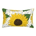 thumbnail image 1 of Bingfone Sunflowers Standard Size Pillowcase, Long Staple Pure Cotton Envelope Closure Pillow Cover,16"X24", 1 of 9