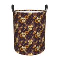 thumbnail image 1 of Bingfone Sunflowers With Skull And Hand Waterproof Foldable Laundry Hamper Bucket With Handles For Storage Bin,Clothes Hamper (Medium ), 1 of 8