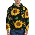 thumbnail image 1 of Bingfone Sunflowers3 Men'S Drawstring Hoodie Long Sleeve Pocket Sweatshirts-Medium, 1 of 9