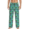 thumbnail image 1 of Bingfone Sunmmer Cat Mens All Over Print Sleep Pajama Pants-Medium, 1 of 5