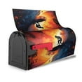 thumbnail image 1 of Bingfone Sunset Surfing Silhouette Magnetic Mailbox Cover Standard Size for Garden Yard Outdoor Decorations-21x18 in, 1 of 7