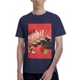 thumbnail image 1 of Bingfone Sushi Men'S Loose Fit Short-Sleeve Pocket T-Shirt, 1 of 7