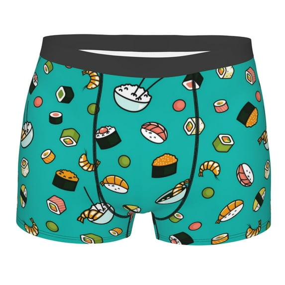 Bingfone Sushi Men'S Underwear - Casual Stretch Boxer Briefs-Medium