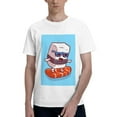 thumbnail image 1 of Bingfone Sushi Salmon Surfing Men'S Loose Fit Short-Sleeve Pocket T-Shirt, 1 of 7