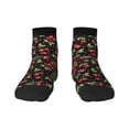 thumbnail image 1 of Bingfone Sweet Red Cherry Design Patterned Men'S Women'S Casual Cotton Socks, 1 of 9