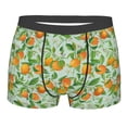 thumbnail image 1 of Bingfone Tangerine Men's Underwear - Casual Stretch Boxer Briefs-Small, 1 of 7