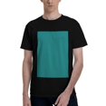 thumbnail image 1 of Bingfone Teal Men'S Loose Fit Short-Sleeve Pocket T-Shirt, 1 of 7