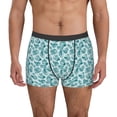 thumbnail image 1 of Bingfone Teal turquoise shell Men's Underwear - Casual Stretch Boxer Briefs-XX-Large, 1 of 5