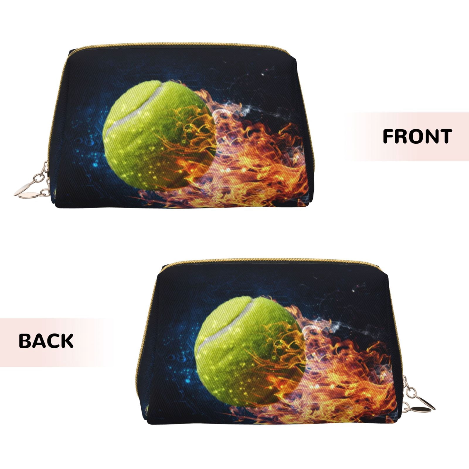 Tennis Make-up Tas voor Meisjes Tennisspelers Geschenken Just a Girl Who Love Tennis Racquet Cosmetische Tassen Kleine Reiszakjes, Tennis tas