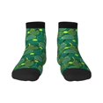 thumbnail image 1 of Bingfone Tennis Rackets And Balls Design Patterned Men'S Women'S Casual Cotton Socks, 1 of 9