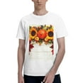 thumbnail image 1 of Bingfone Thanksgiving With Autumn Men'S Loose Fit Short-Sleeve Pocket T-Shirt, 1 of 7