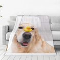 thumbnail image 1 of Bingfone The Dog Is Sitting In A Bubble Bath Print Flannel Fleece Blanket Throw Blanket for Bed,Sofa,Couch,Travel,Camping(40"x30" ), 1 of 8