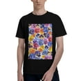 thumbnail image 1 of Bingfone The Garden Tricolor Pansy Flower Men'S Loose Fit Short-Sleeve Pocket T-Shirt, 1 of 7
