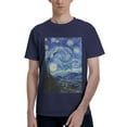 thumbnail image 1 of Bingfone The Starry Night Men'S Loose Fit Short-Sleeve Pocket T-Shirt, 1 of 7