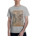 thumbnail image 1 of Bingfone The World Is Hemisphere Men'S Loose Fit Short-Sleeve Pocket T-Shirt, 1 of 7
