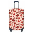 thumbnail image 1 of Bingfone Tomatoes Luggage Cover Washable Suitcase Cover Protector Anti-scratch Suitcase cover Fits 18-32 Inch Luggage, 1 of 8
