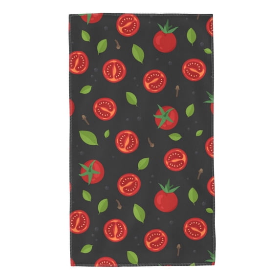 Bingfone Tomatoes1 Ultra Absorbent & Soft Hand Towels For Bath, Hand, Face, Gym And Spa-27.5x16in