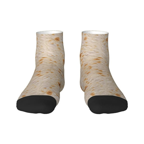 Bingfone Tortilla Design Patterned Men'S Women'S Casual Cotton Socks