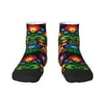 thumbnail image 1 of Bingfone Traditional Floral Polish Design Patterned Men'S Women'S Casual Cotton Socks, 1 of 9